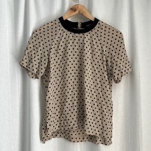 Madewell washed silk top